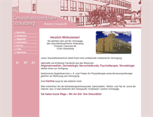 Tablet Screenshot of gz-strausberg.de